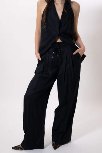 Cristinaeffe PANTALONE CON PINCES A PALAZZO