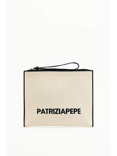 PATRIZIA PEPE POCHETTE TRICOT JAQUARD