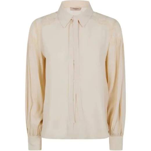 TWINSET CAMICIA TAGLIO DRITTO CON SCIARPA