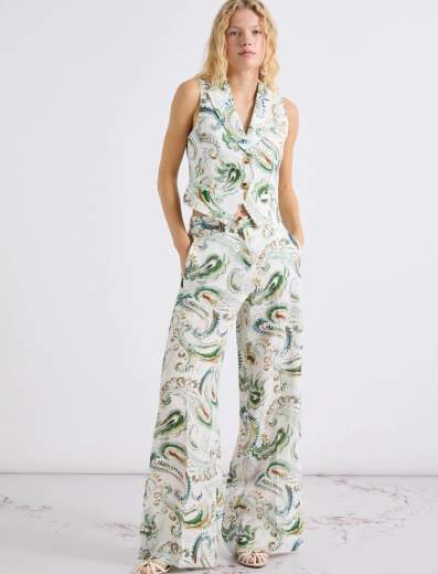 Marella PANTALONE IN LINO REGULAR