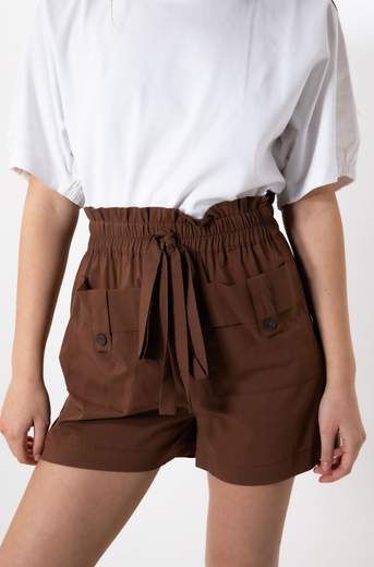 Cristinaeffe SHORT CON ELASTICO IN VITA