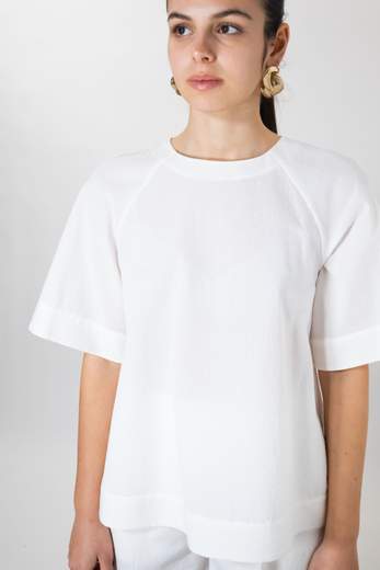 MM Max Mara BLUSA A MANICA CORTA