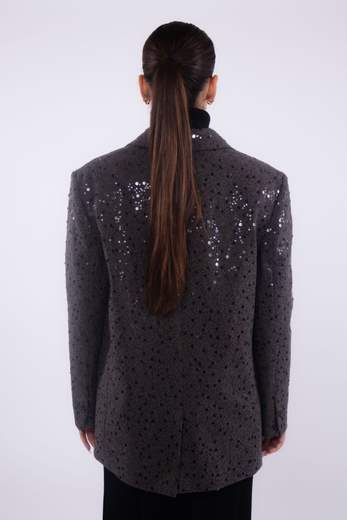 rame BLAZER OVERSIZE CON PAILLETES