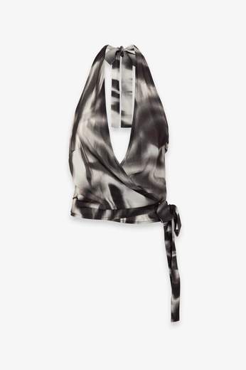 MAR DE MARGARITAS TOP IN GEORGETTE