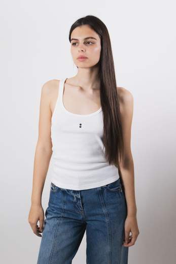 ICON DENIM CANOTTA A COSTINE