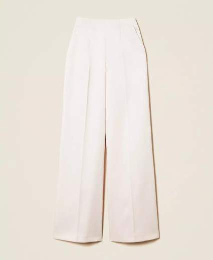 TWINSET PANTALONE IN DUCHESSE