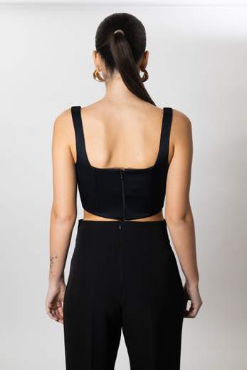 Silence limited TOP CON SCOLLO QUADRATO