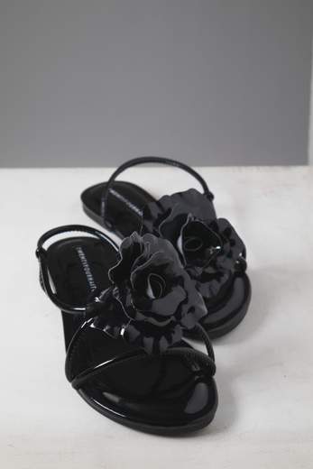 TWENTYFOURHAITCH SANDALO IN VERNICE FLOREALE