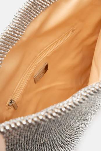 TWENTYFOURHAITCH MAXI POCHETTE CON STRASS