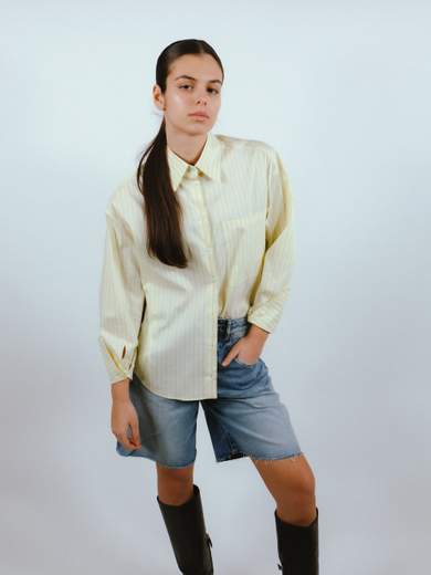 ICON DENIM BERMUDA IN JEANS TAGLIO VIVO