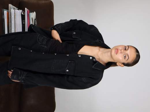 ICON DENIM CAMICIA OVERSIZE IN DENIM