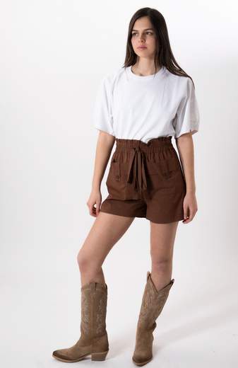 Cristinaeffe SHORT CON ELASTICO IN VITA