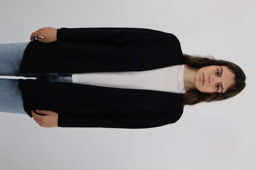 SOLO TRE CARDIGAN LUNGO DONNA