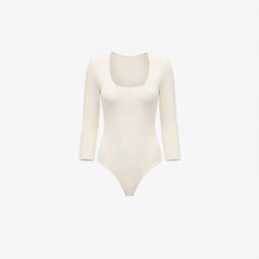 Silence limited BODY CON SCOLLO SQUADRATO