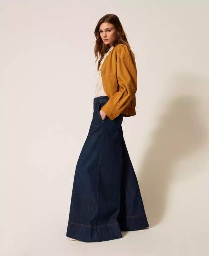 TWINSET JEANS IN COTONE STRETCH