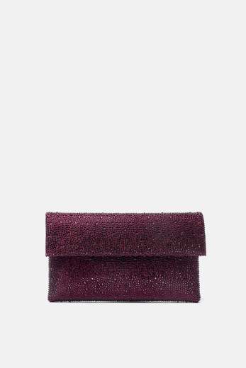 TWENTYFOURHAITCH POCHETTE IN STRASS