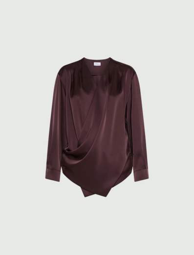 Marella BLUSA MORBIDA IN DOUBLE SATIN