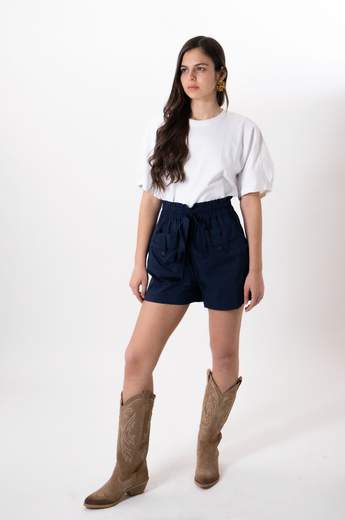 Cristinaeffe SHORT CON ELASTICO IN VITA