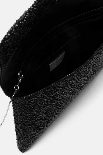 TWENTYFOURHAITCH POCHETTE IN STRASS