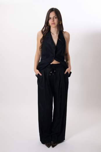 Cristinaeffe PANTALONE CON PINCES A PALAZZO