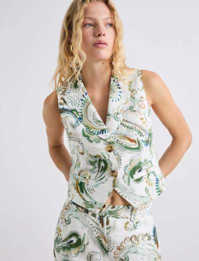 Marella GILET IN LINO