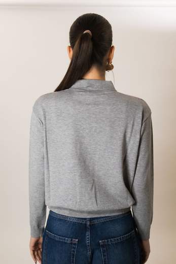 VICOLO POLO IN MAGLIA MANICHE LUNGHE