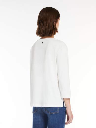 MAX MARA WEEKEND T-SHIRT SCOLLO BARCHETTA DONNA