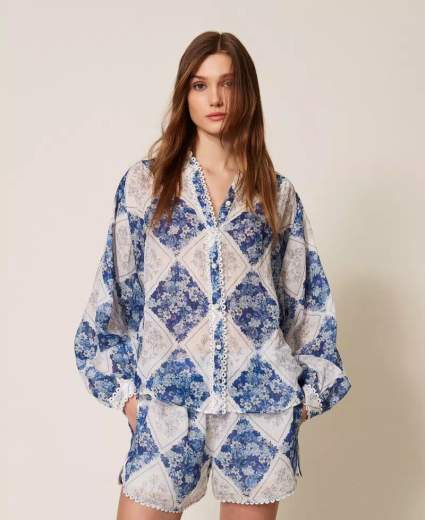 TWINSET CAMICIA IN RAMIE'