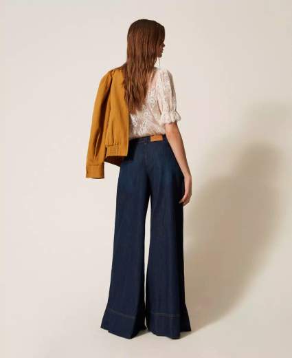 TWINSET JEANS IN COTONE STRETCH