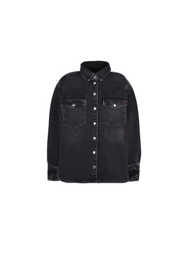 ICON DENIM CAMICIA OVERSIZE IN DENIM