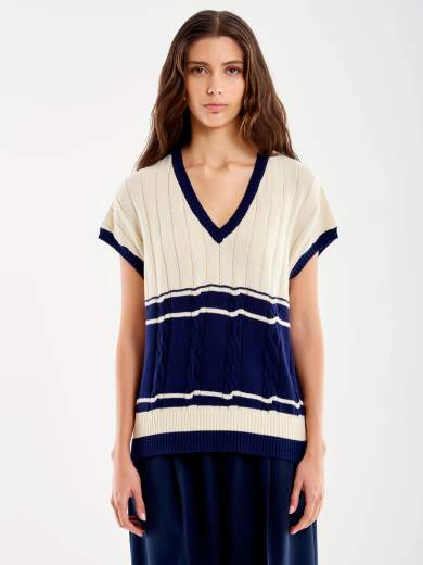 VICOLO GILET IN MAGLIA DONNA