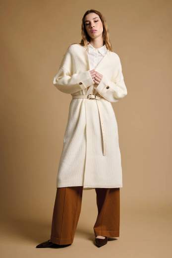 BEJADE MAXI CARDIGAN LUNGO