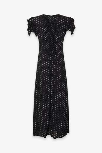 MAR DE MARGARITAS ABITO MIDI CON DRAPPEGGIO