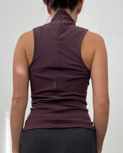 rame TOP SMANICATO IN TULLE