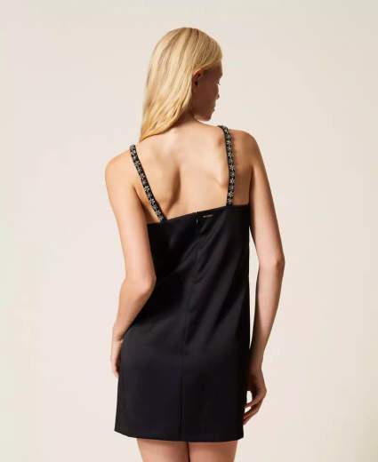 TWINSET ABITO CORTO IN DUCHESSE