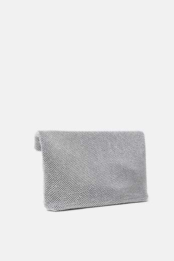 TWENTYFOURHAITCH MAXI POCHETTE CON STRASS