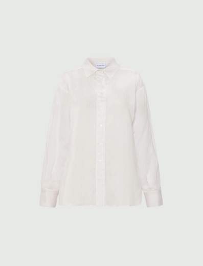 Marella CAMICIA GESSATA MISTO SETA