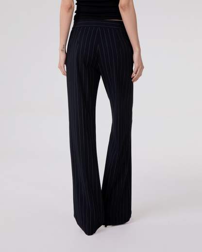 HINNOMINATE PANTALONE GESSATO A ZAMPA