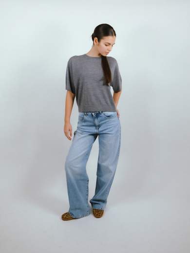 ICON DENIM JEANS GAMBA LARGA