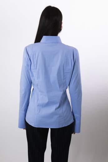 PATRIZIA PEPE CAMICIA IN POPELINE SLIM