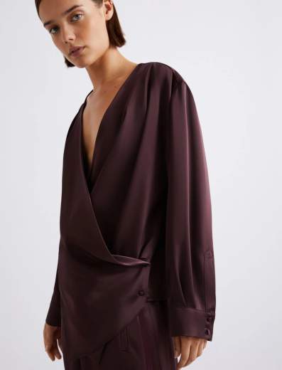Marella BLUSA MORBIDA IN DOUBLE SATIN