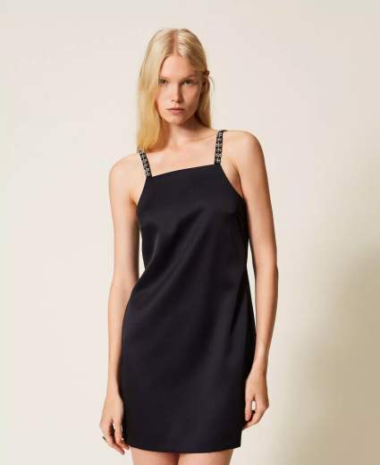 TWINSET ABITO CORTO IN DUCHESSE