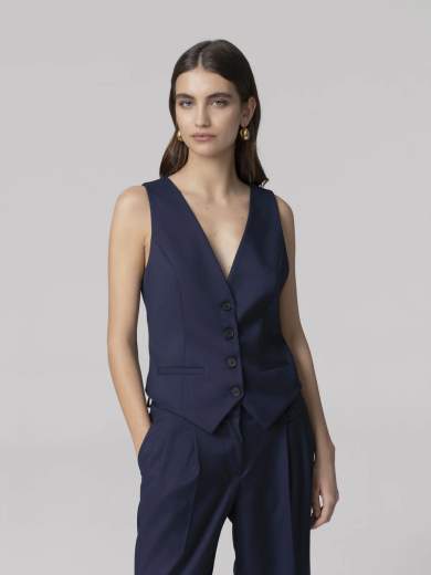 MAR DE MARGARITAS GILET MONOPETTO