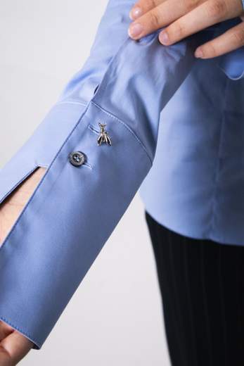 PATRIZIA PEPE CAMICIA IN POPELINE SLIM