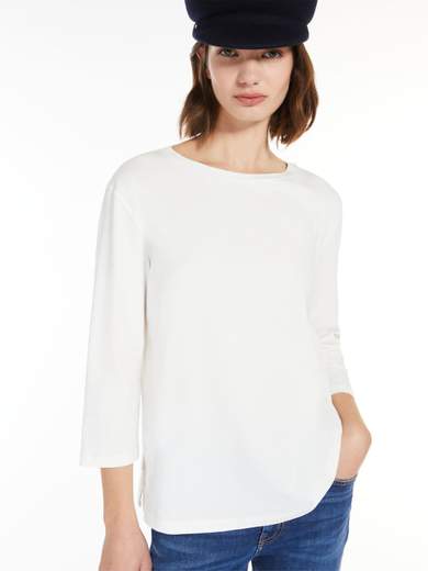 MAX MARA WEEKEND T-SHIRT SCOLLO BARCHETTA DONNA