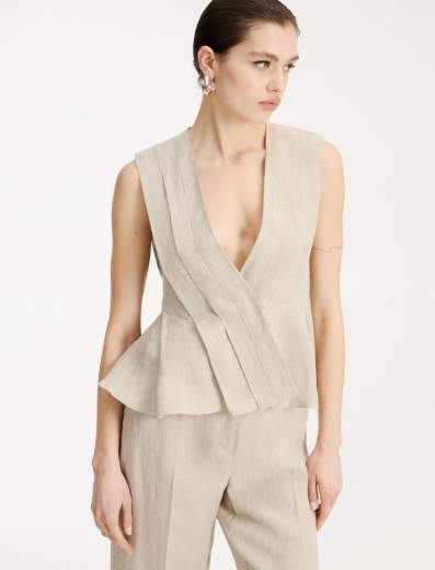 Marella TOP IN TELA DI LINO