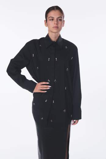 Silence limited CAMICIA OVER CON PUNTI LUCE