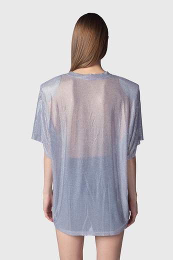 TWENTYFOURHAITCH T-SHIRT CON STRASS