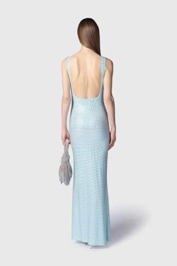 TWENTYFOURHAITCH ABITO LUNGO CON STRASS