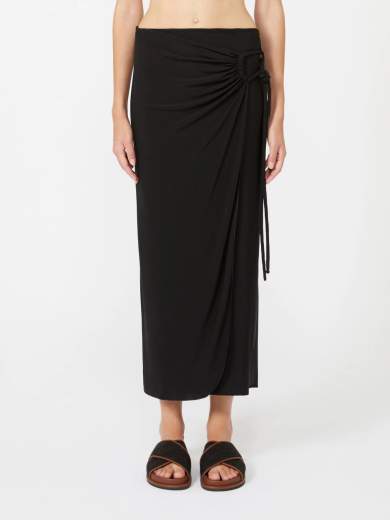 MAX MARA BEACHWEAR GONNA MIDI A PORTAFOGLIO